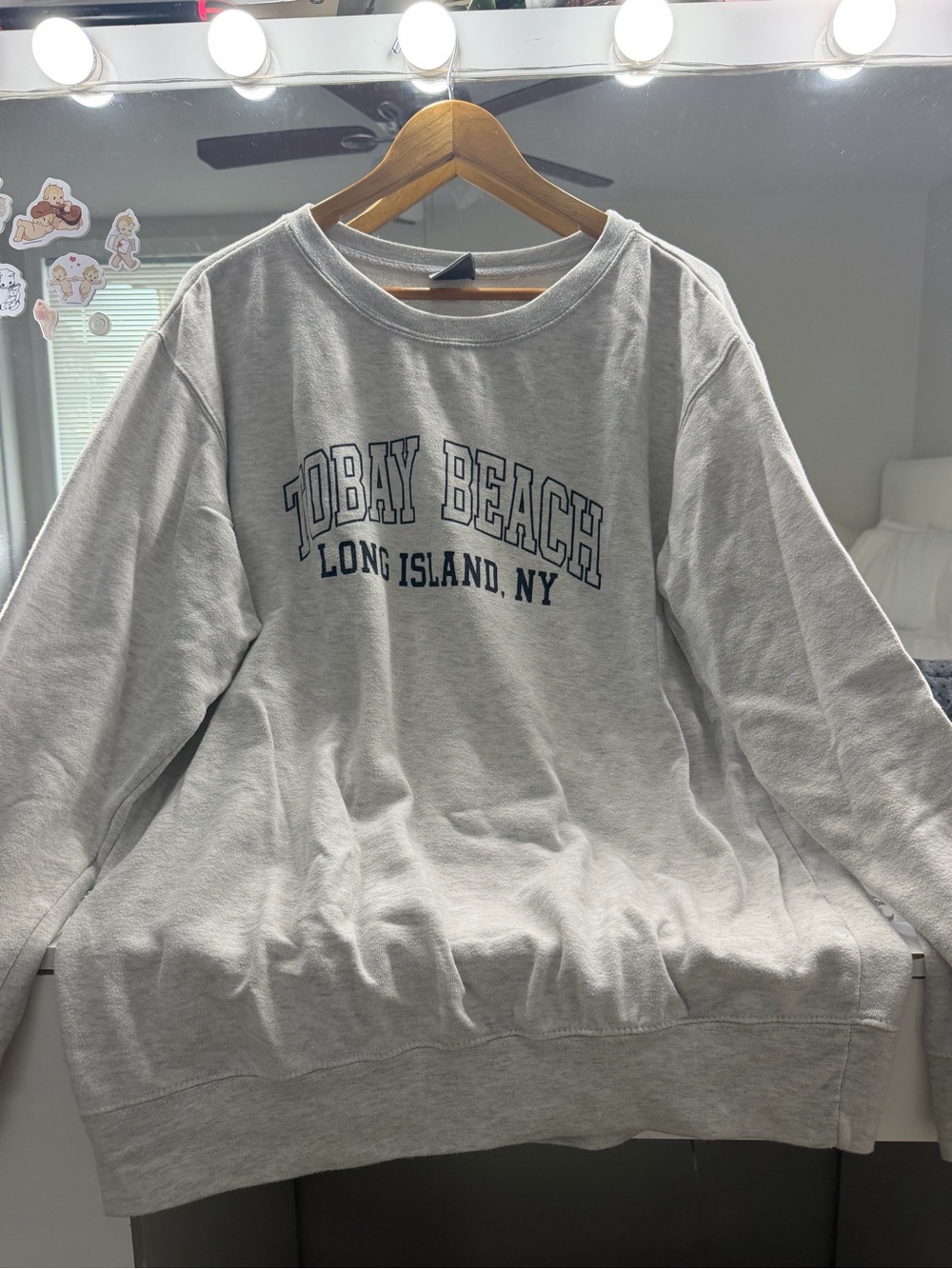 Light Grey Tobay Beach Crewneck